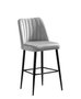 Hanah Home Juego de Taburetes de Bar en Crema y Negro (2 Piezas)